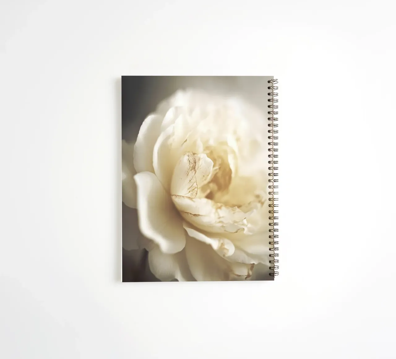 Peony In Soft Light spiral notebook by treechild