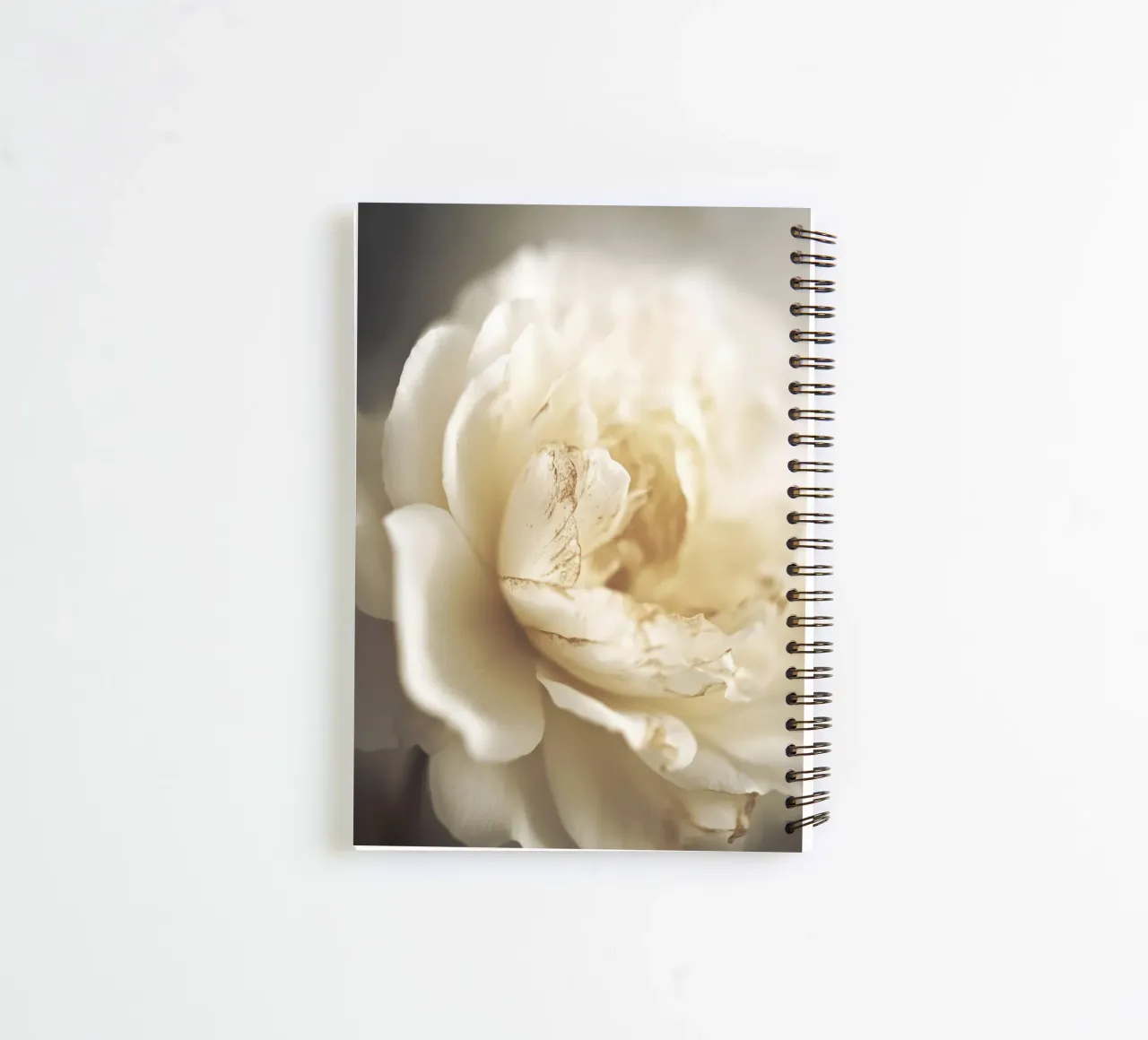 Peony In Soft Light spiral notebook by treechild