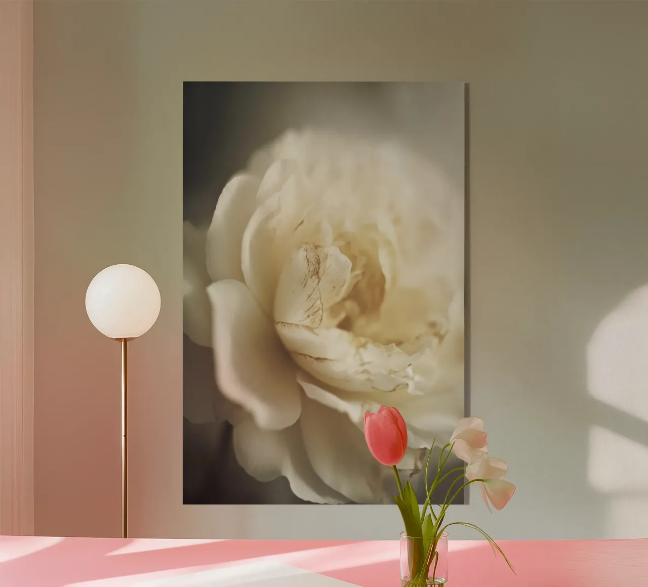 Peony In Soft Light metacrilato de treechild