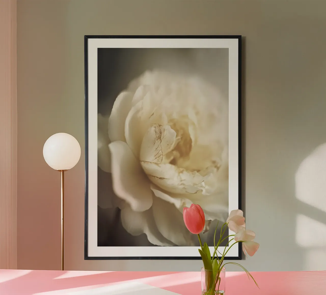 Peony In Soft Light carta hahnemühle da treechild