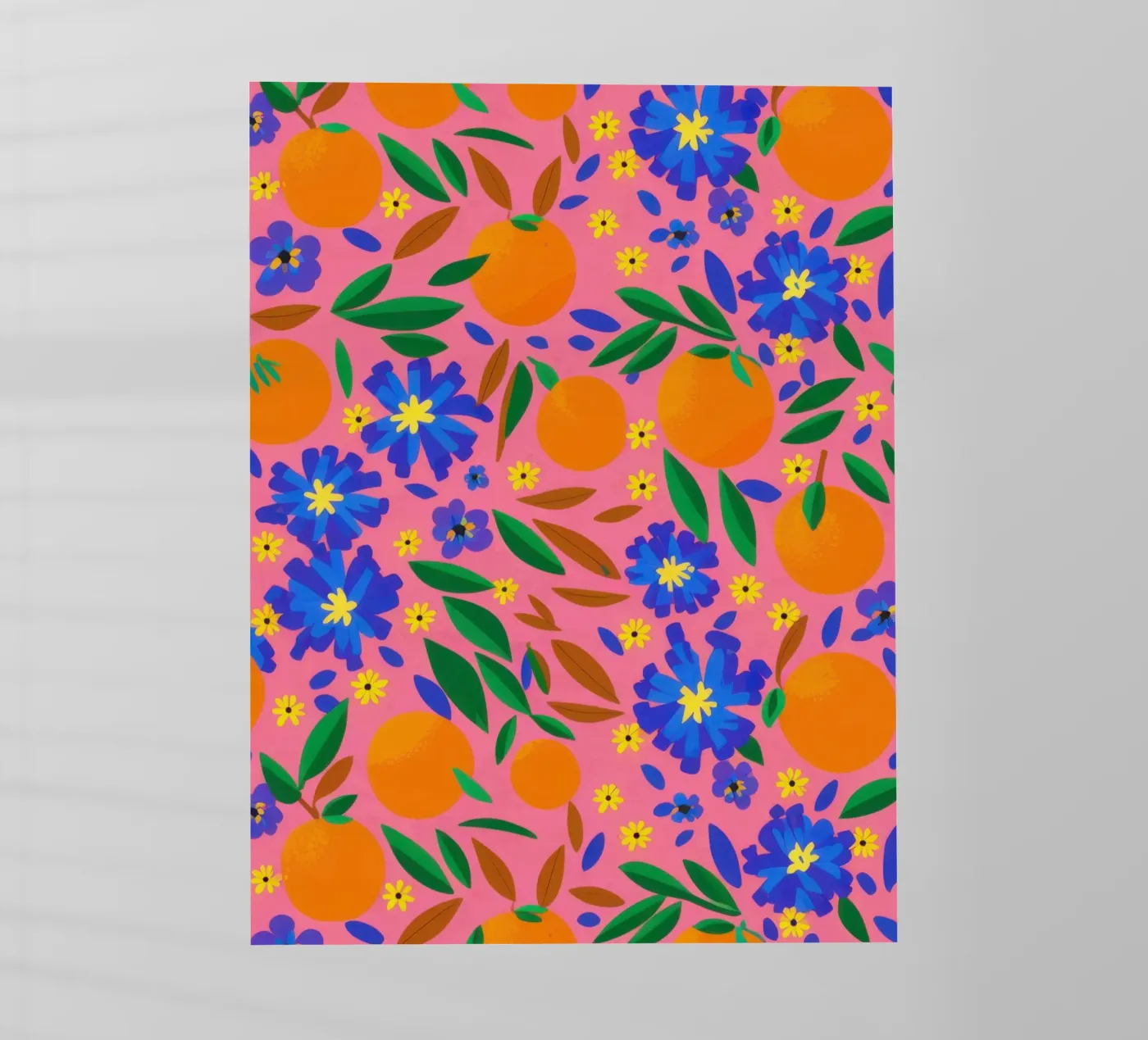 Motivo del boschetto di aranci pellicola backlit da Thistle Bloom