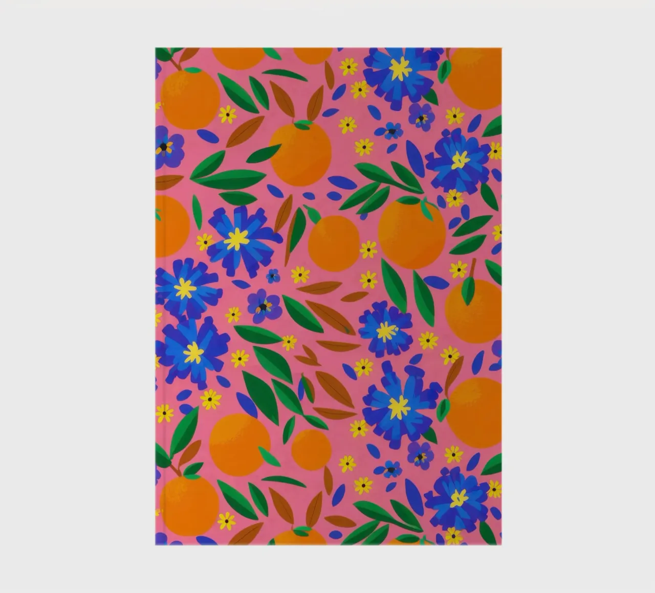 Orange Grove-Muster Notizbuch von Thistle Bloom