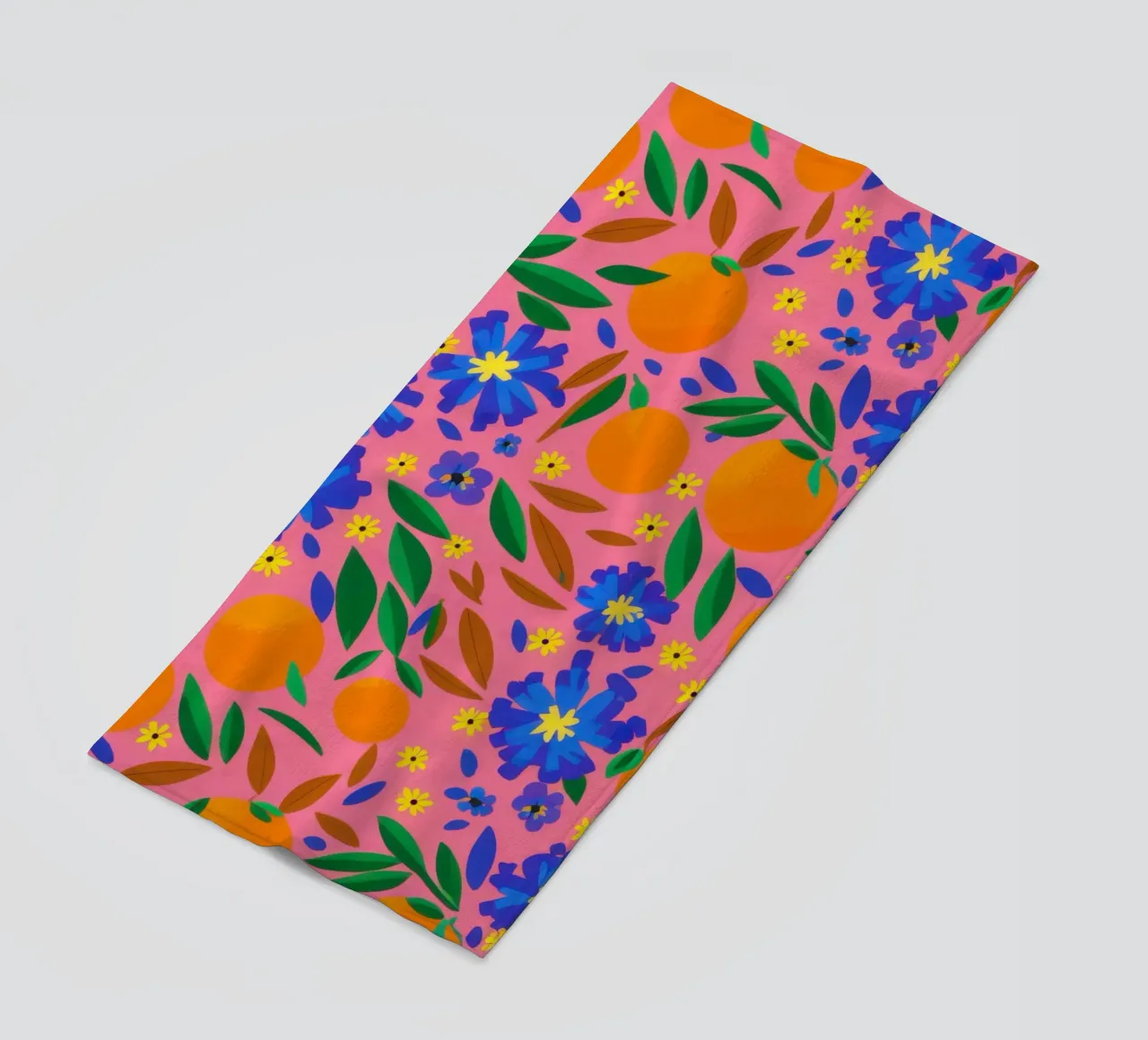 Orange Grove Pattern telo mare da Thistle Bloom