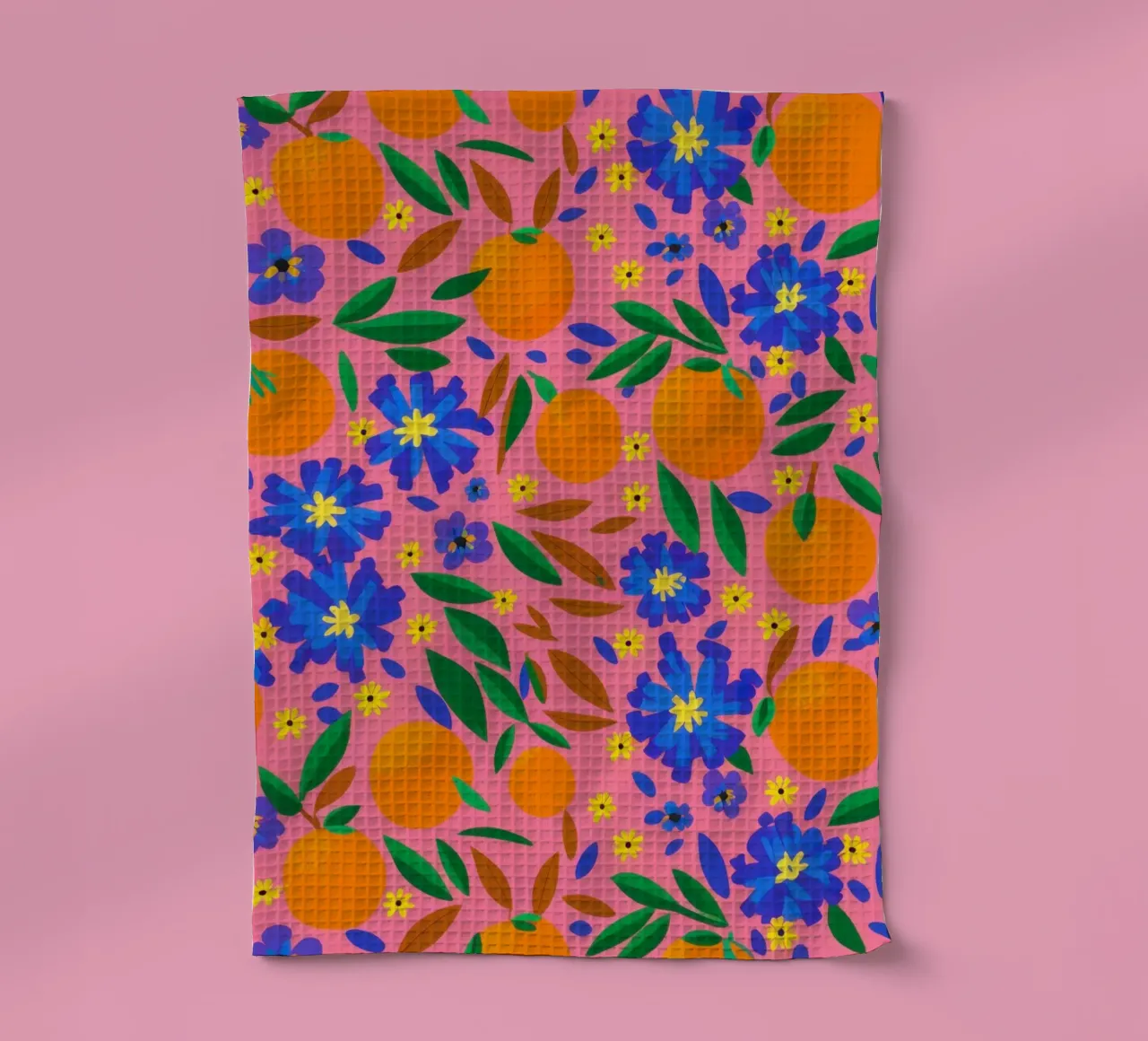 Motif de l'orangeraie torchon de Thistle Bloom