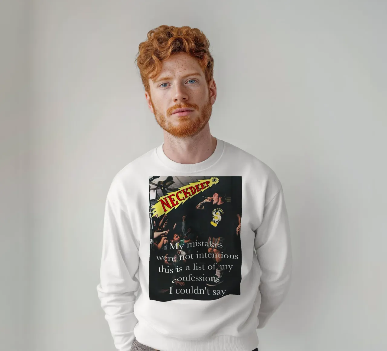 Neck Deep felpa da Musadad Shop