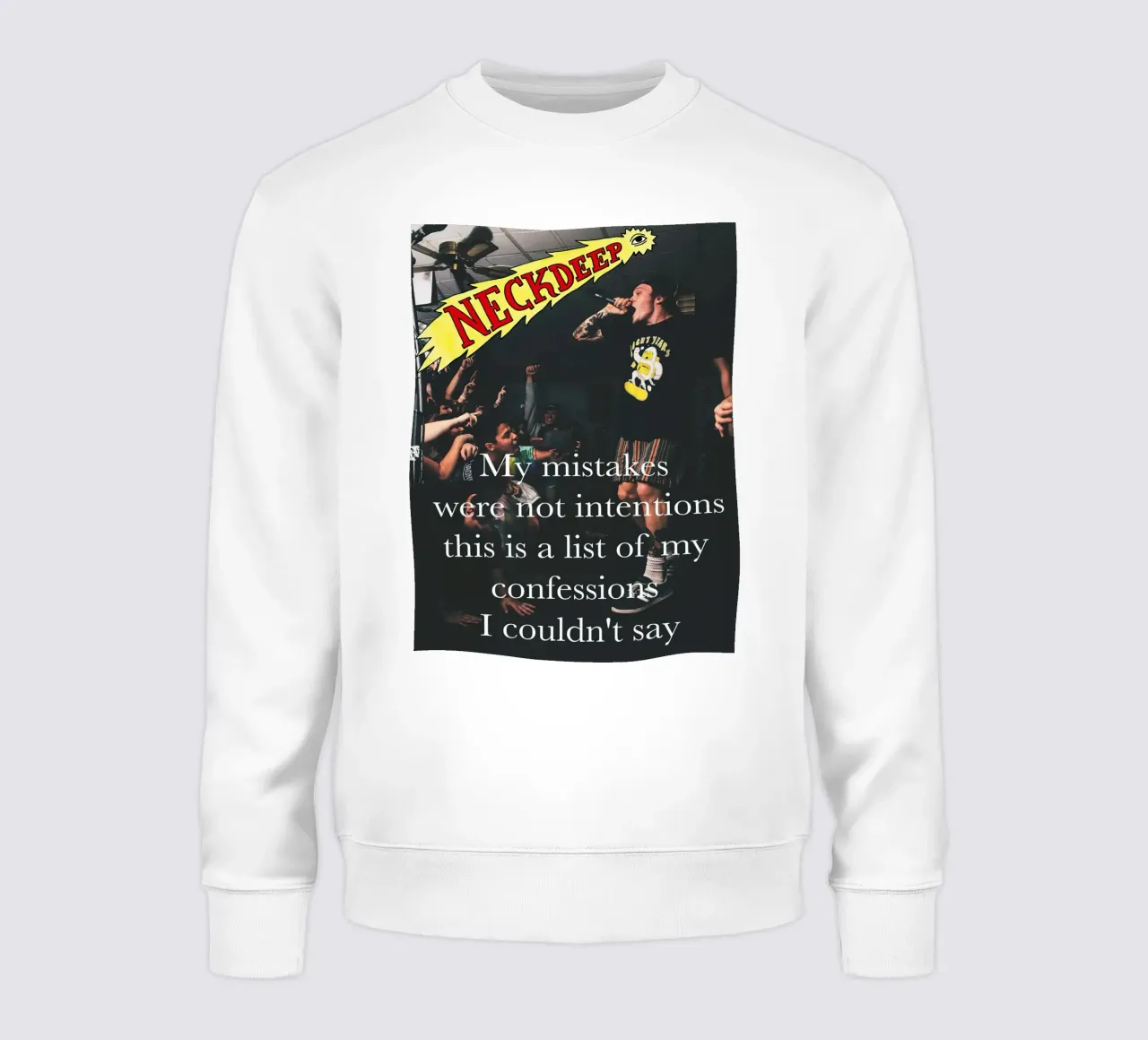 Neck Deep felpa da Musadad Shop
