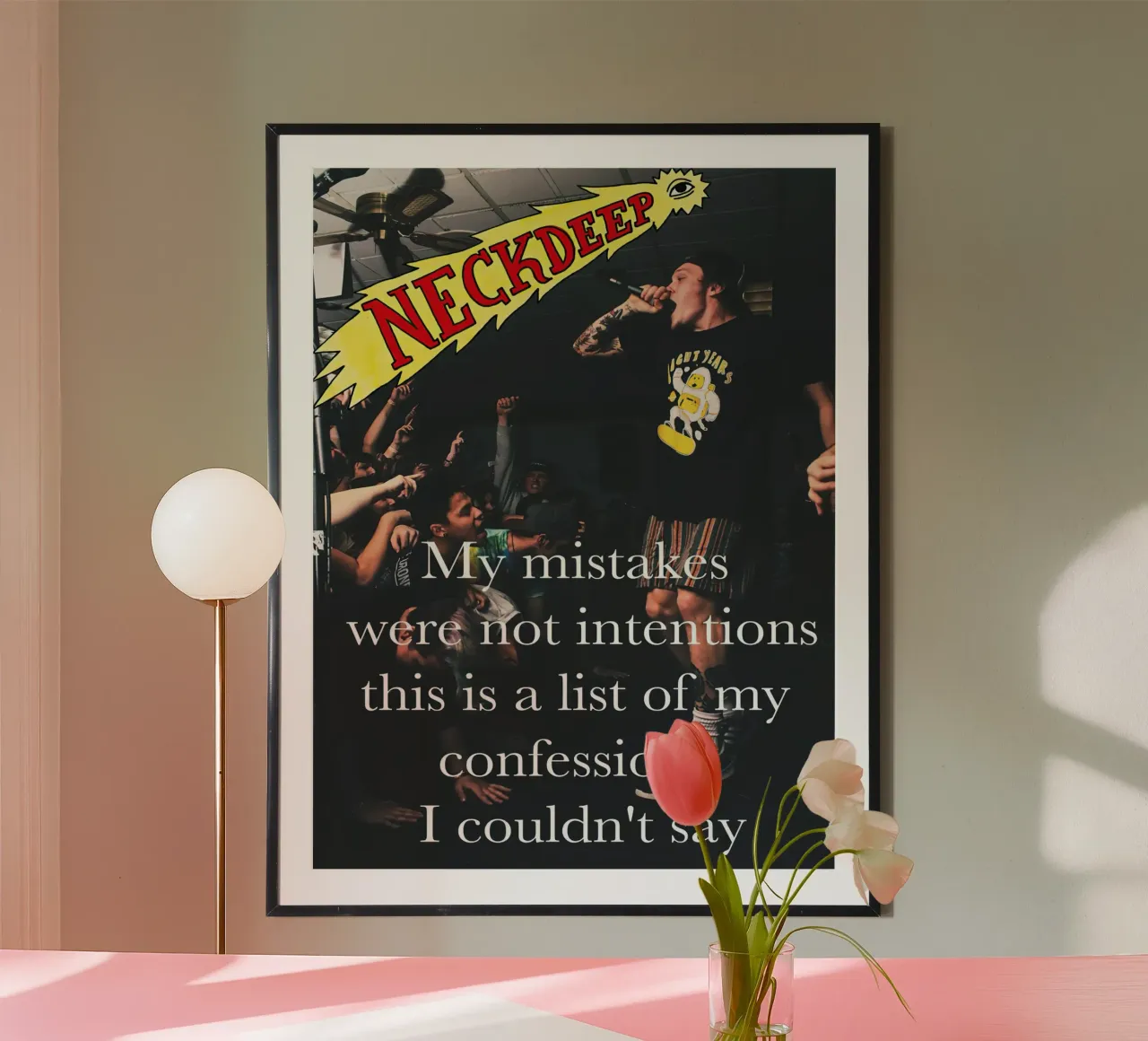 Neck Deep poster da Musadad Shop