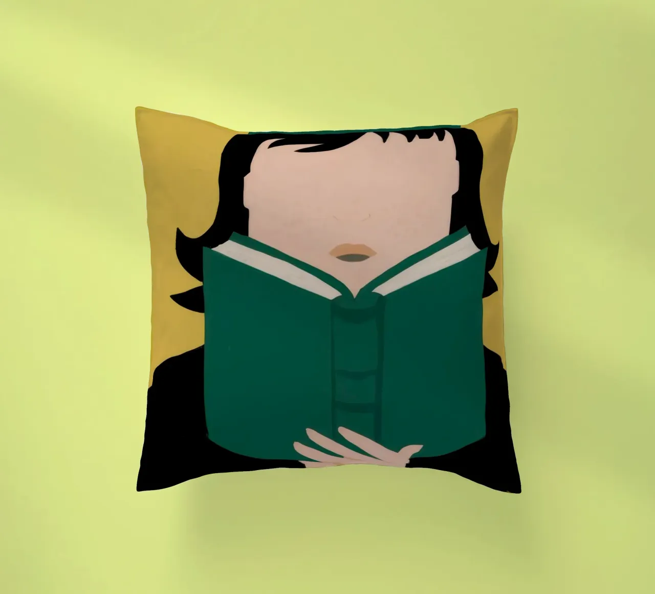 Assorbiti da un libro cuscino da Thistle Bloom