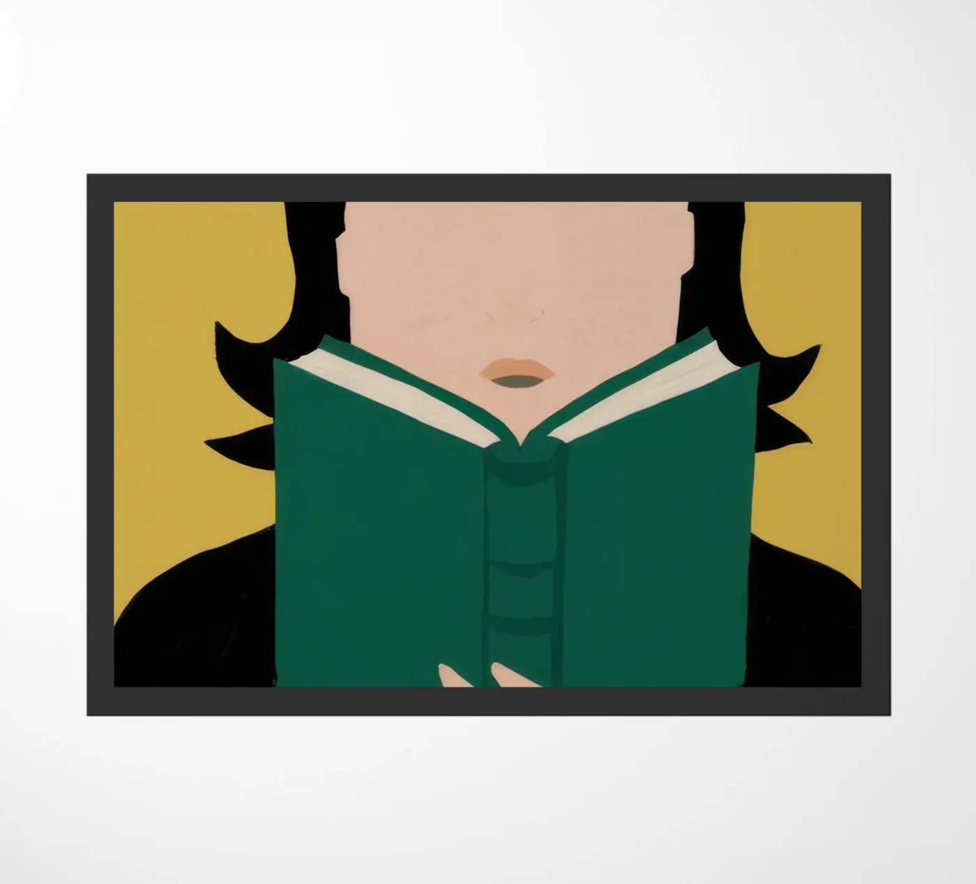 Assorbiti da un libro zerbino da Thistle Bloom