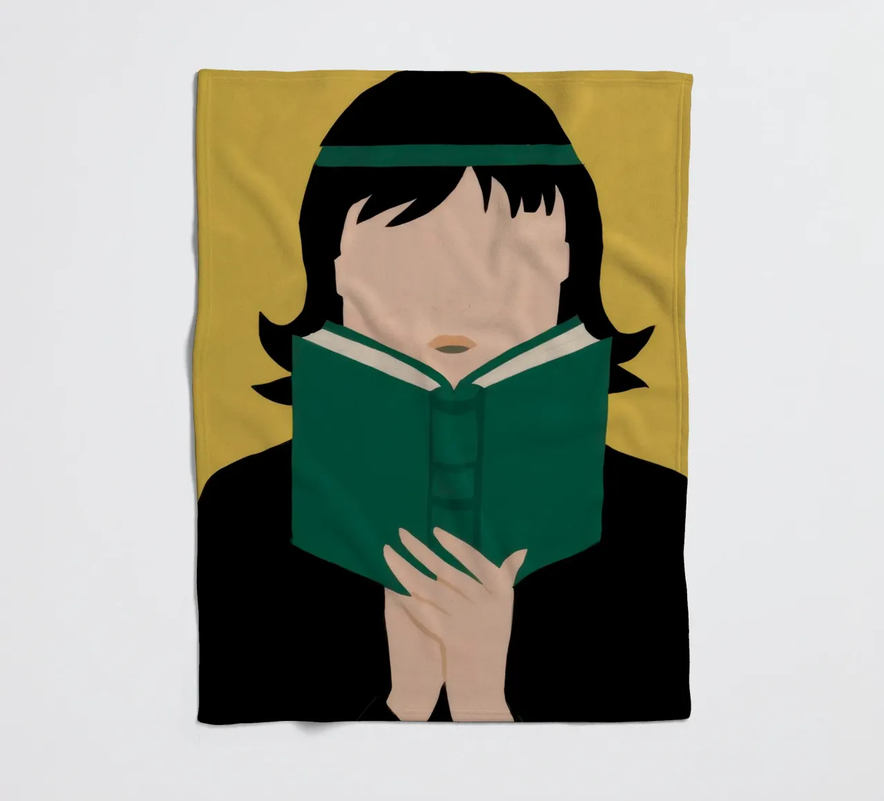 Assorbiti da un libro coperta in pile da Thistle Bloom