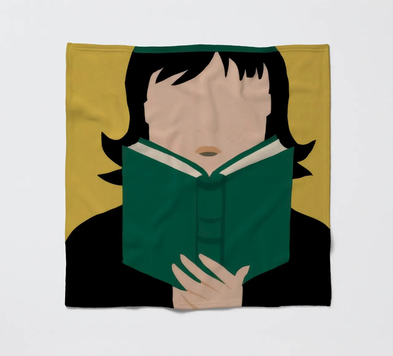 Assorbiti da un libro coperta in pile da Thistle Bloom
