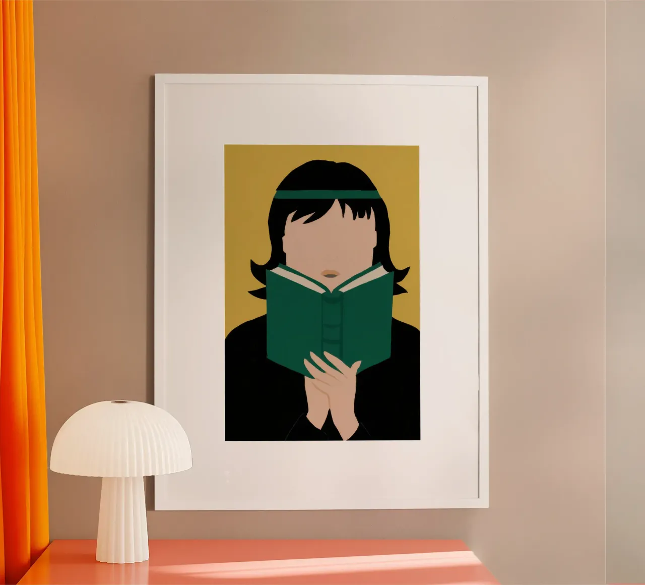 Assorbiti da un libro poster con telaio in plastica da Thistle Bloom