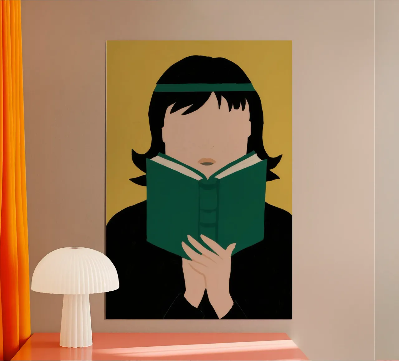 Assorbiti da un libro poster con telaio in plastica da Thistle Bloom