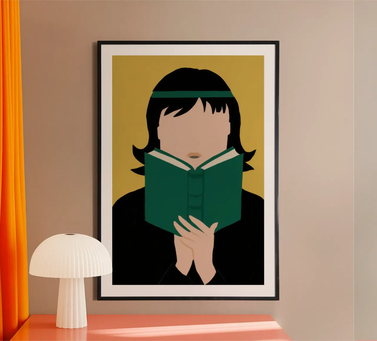 Assorbiti da un libro poster con telaio in plastica da Thistle Bloom