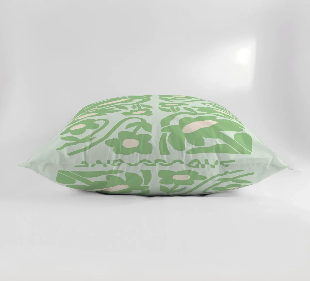 Arte floreale groovy "Time to Move On and Groove" (Tempo di andare avanti e di muoversi) cuscino da homdeco