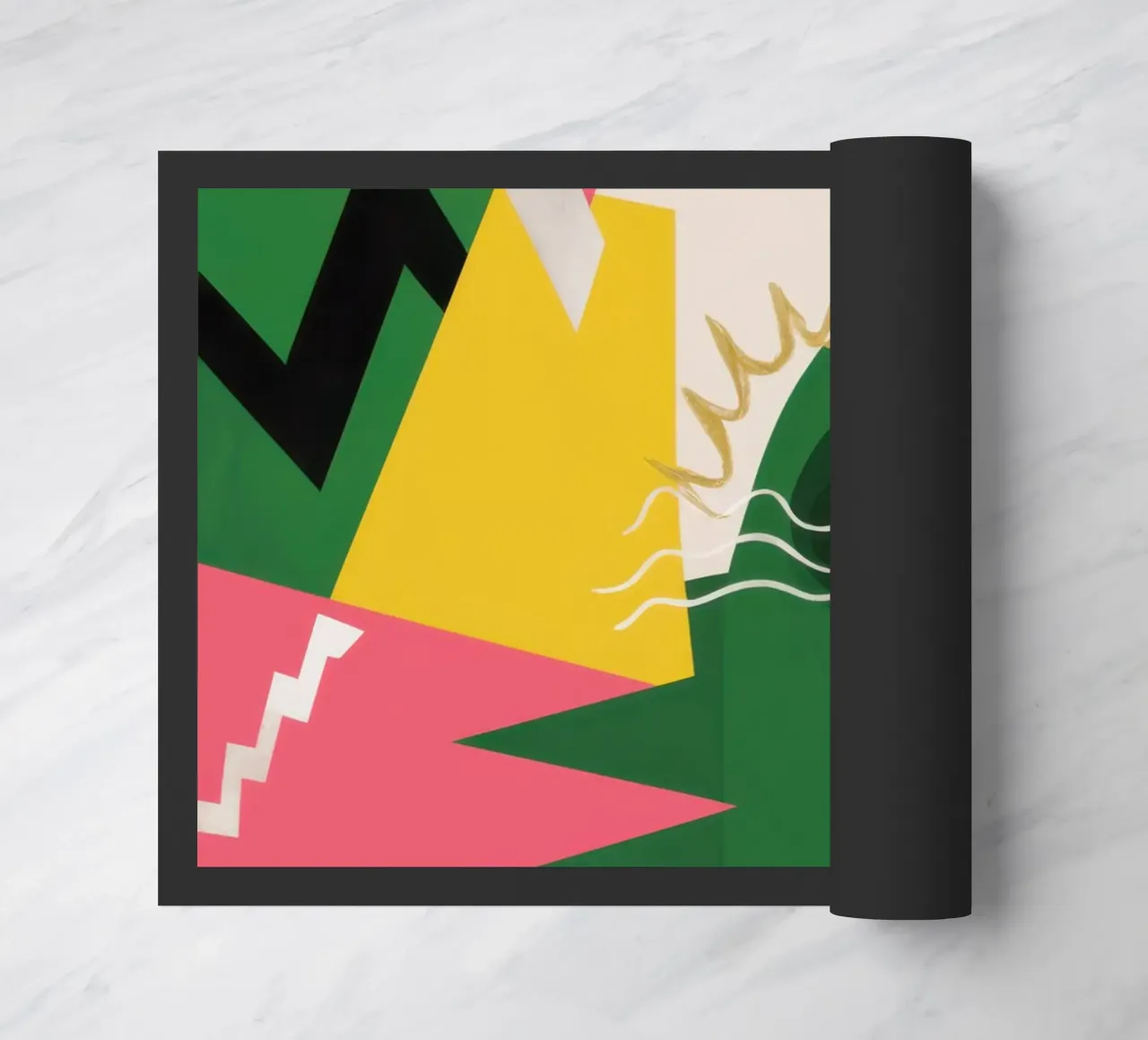 Collisione di frammenti geometrici zerbino da Thistle Bloom