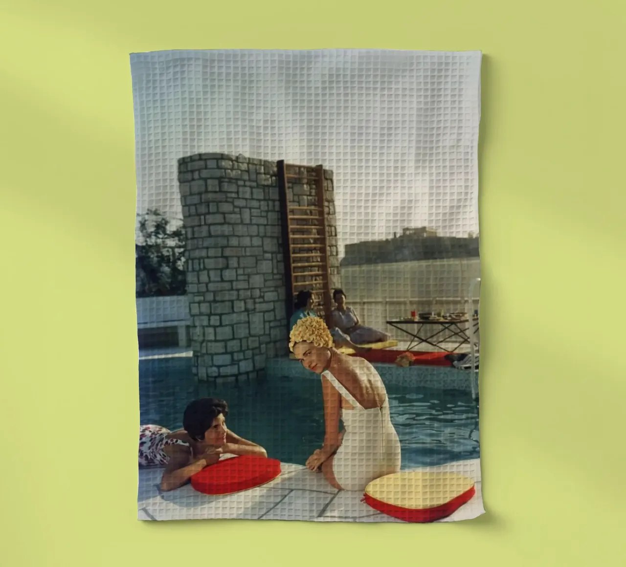 Slim Aarons - Sexy bikini tea towel by The Poster UK