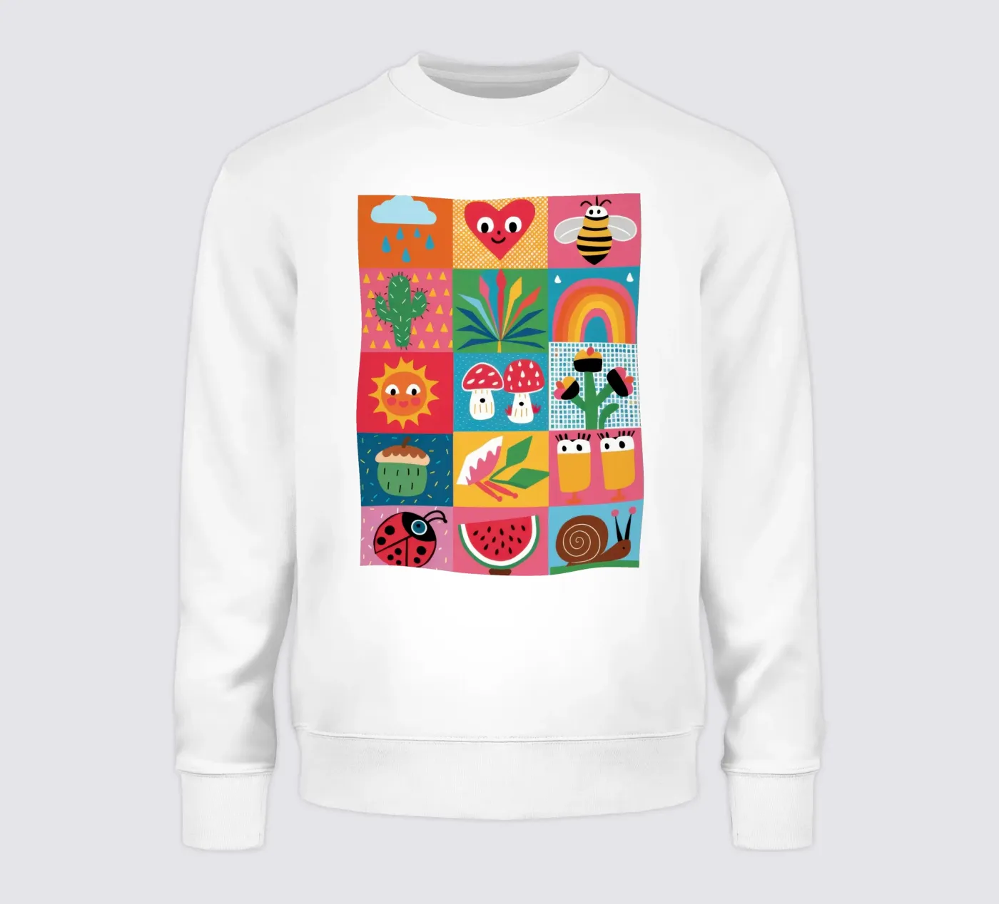 Giardino carino Patchwork felpa da Thistle Bloom