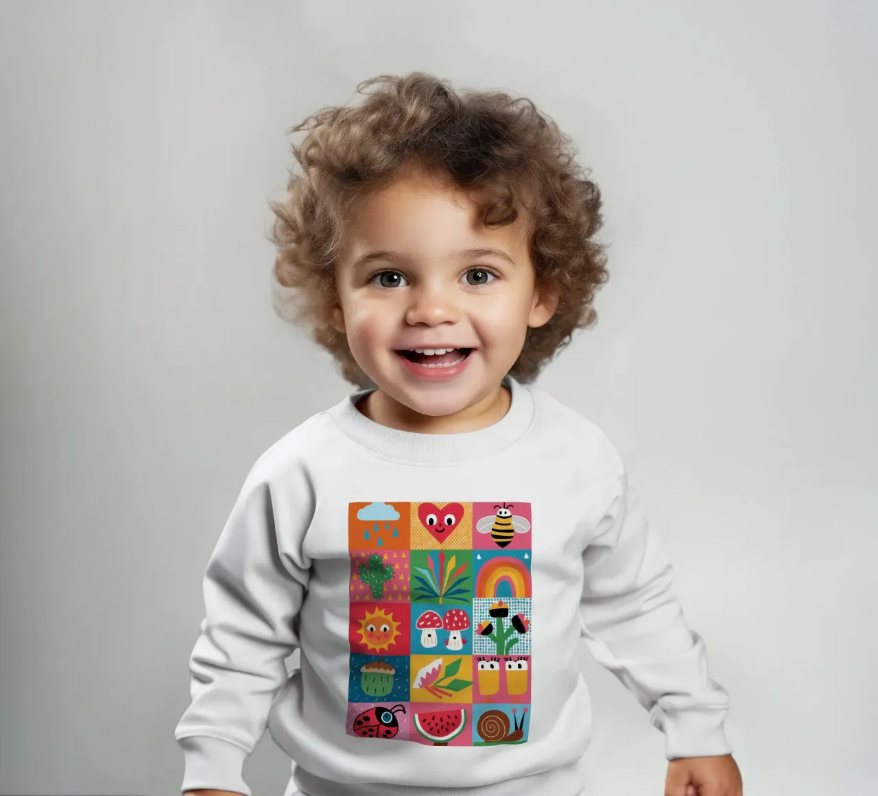 Giardino carino Patchwork felpa neonato da Thistle Bloom