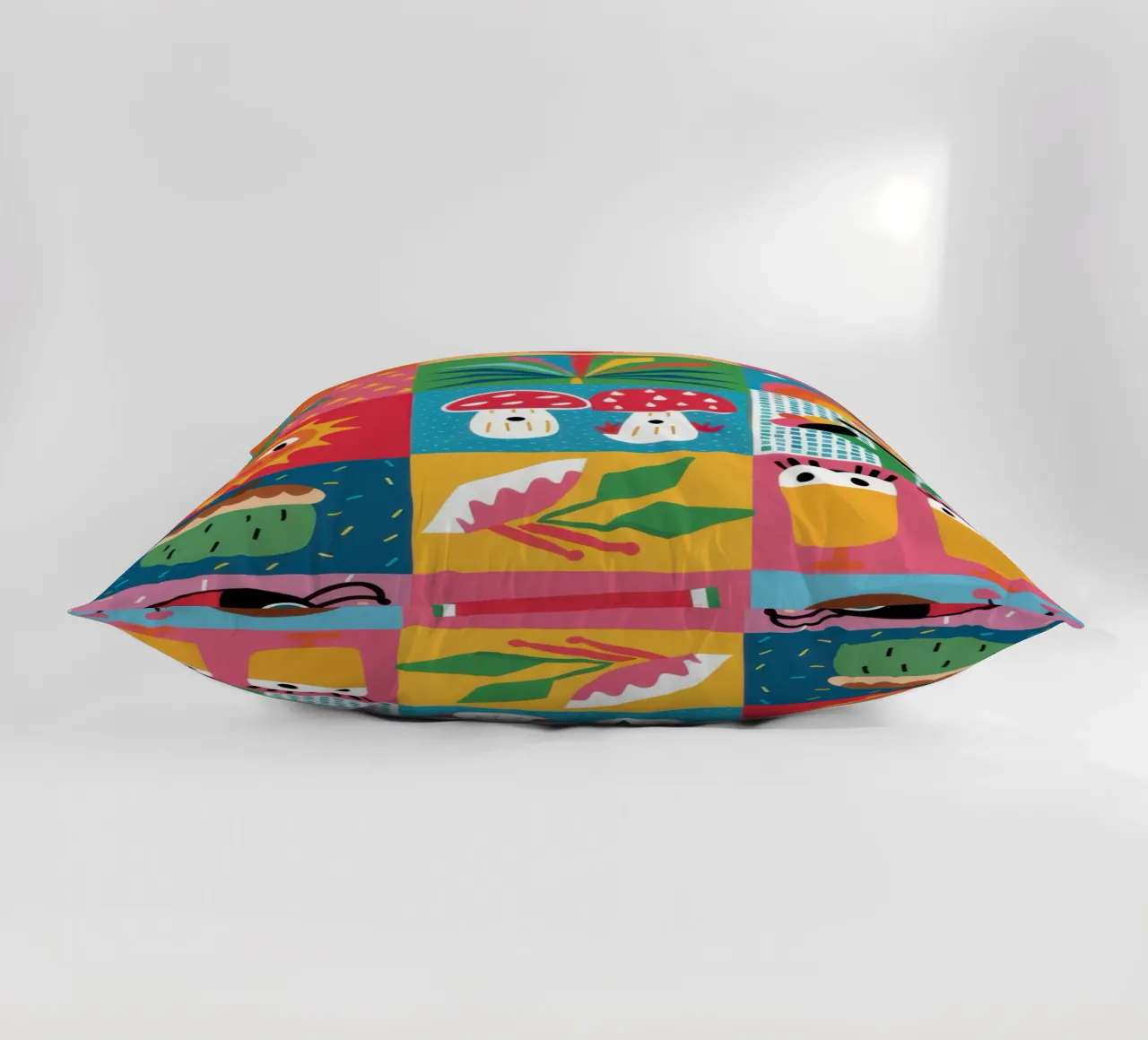 Patchwork de jardin mignon coussin de Thistle Bloom