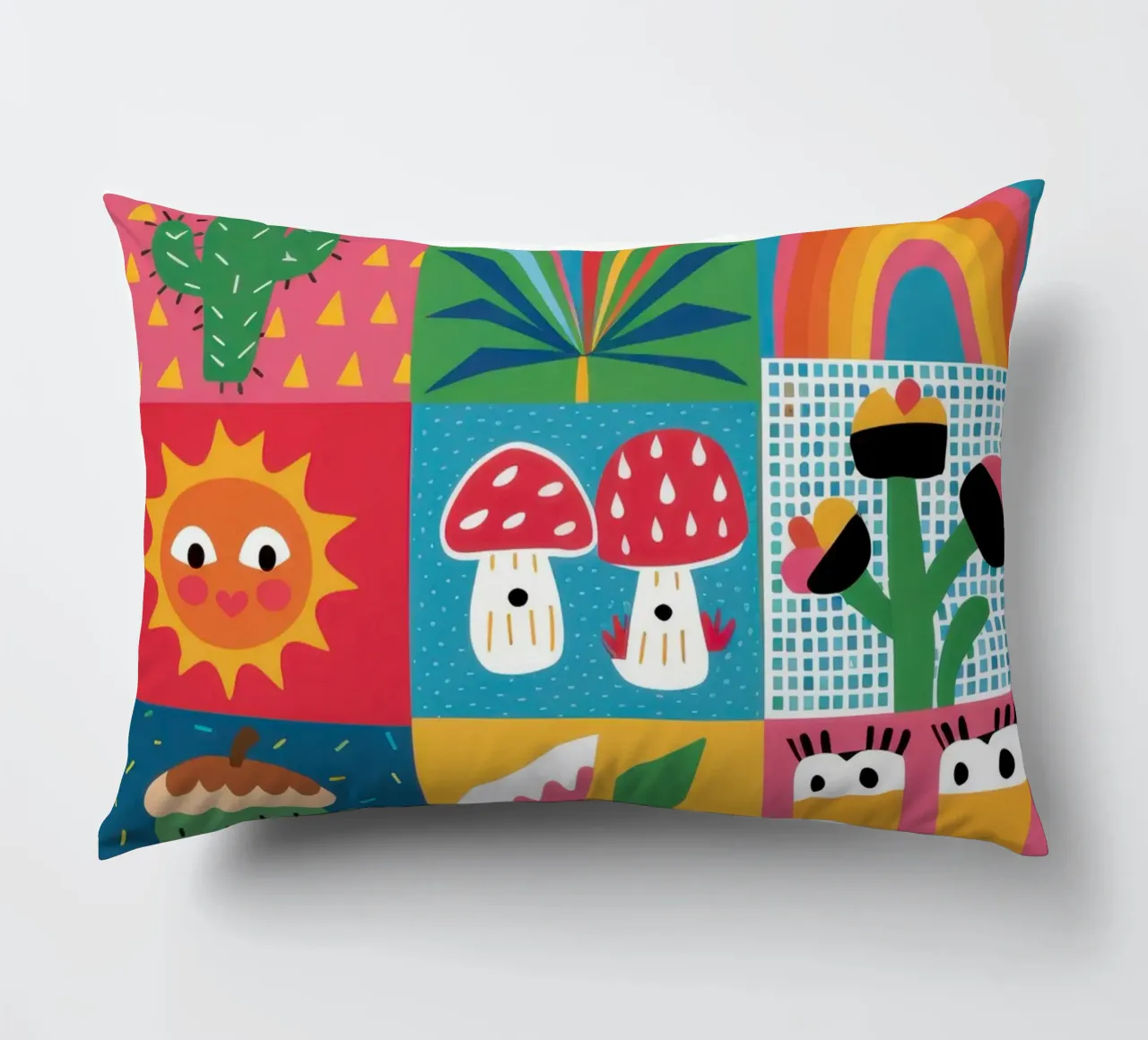 Patchwork de jardin mignon coussin de Thistle Bloom