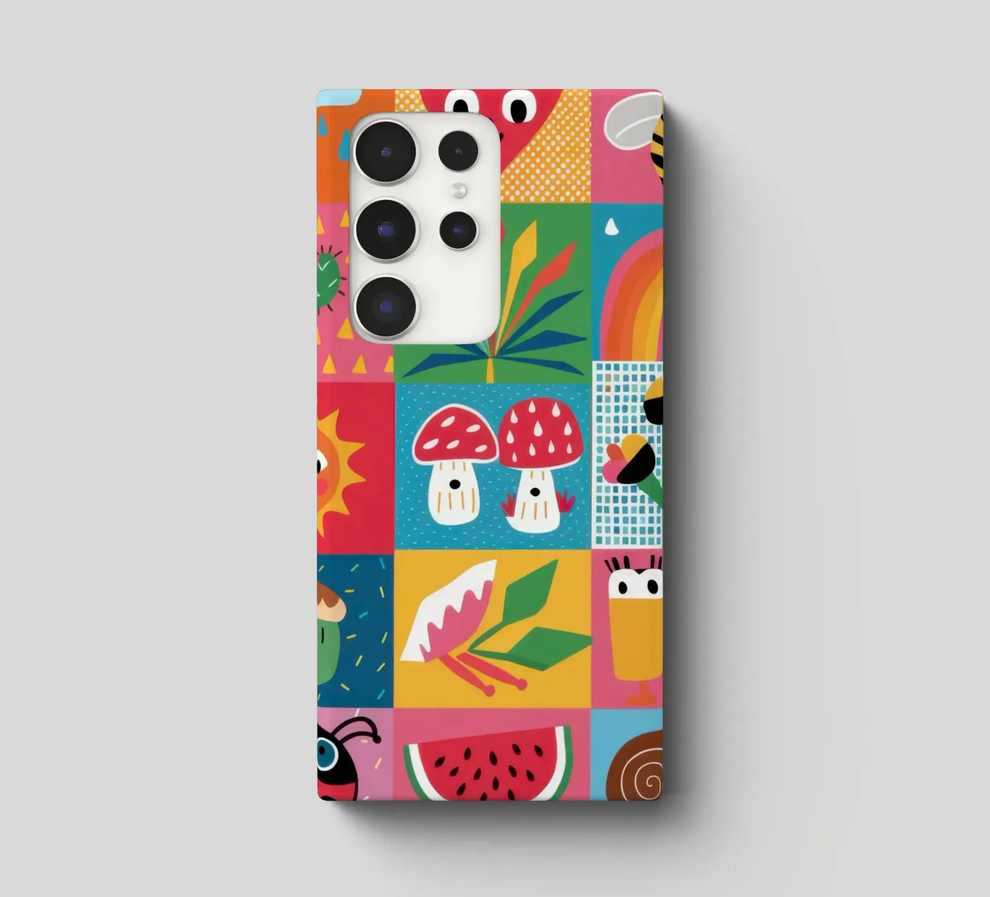 Cute Garden Patchwork Samsung Hülle von Thistle Bloom