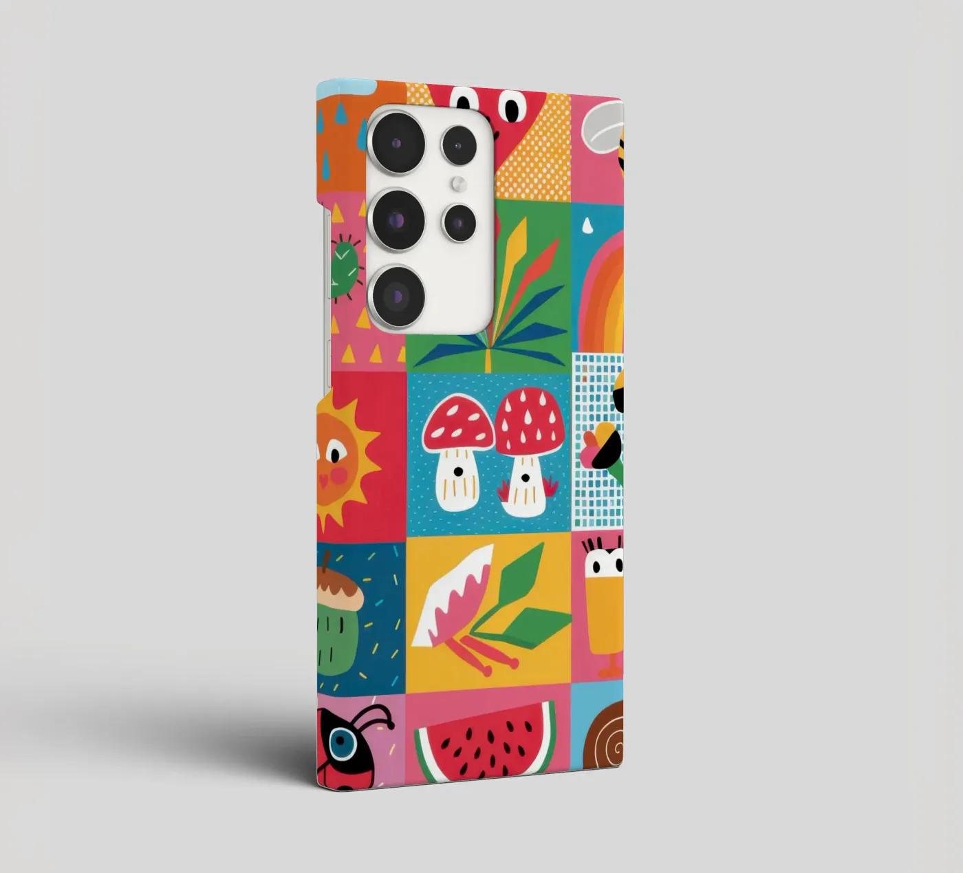 Cute Garden Patchwork Samsung Hülle von Thistle Bloom