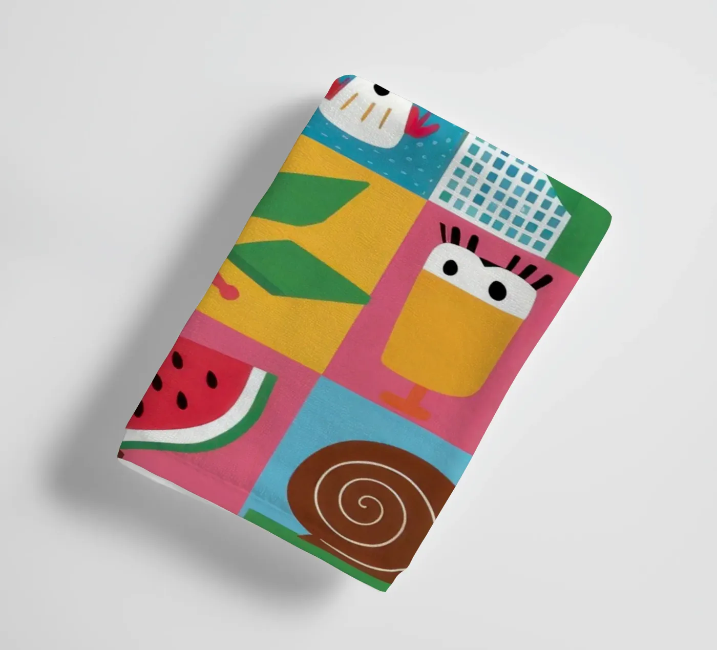 Cute Garden Patchwork asciugamano da bagno da Thistle Bloom