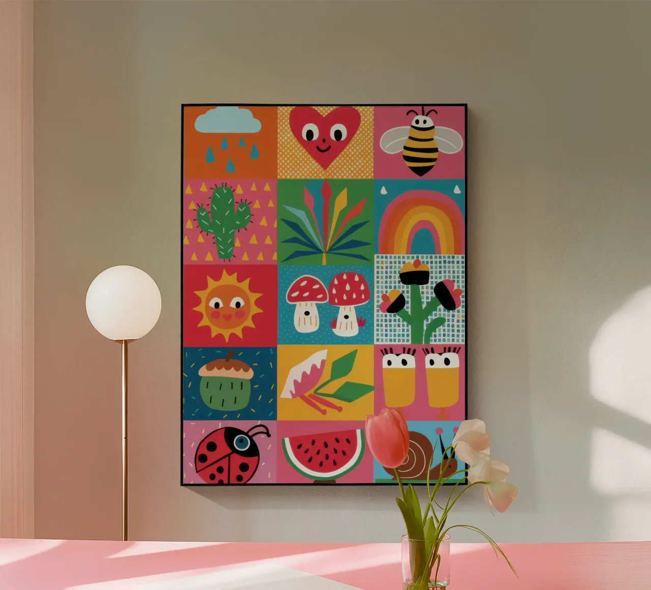 Giardino carino Patchwork plexiglass da Thistle Bloom