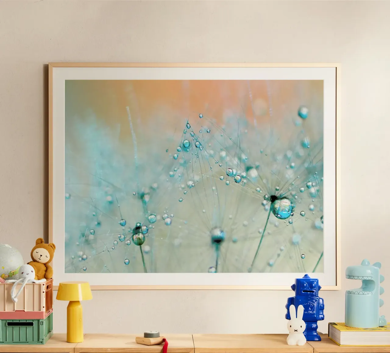 droplets of aqua carta hahnemühle da Ingrid Beddoes