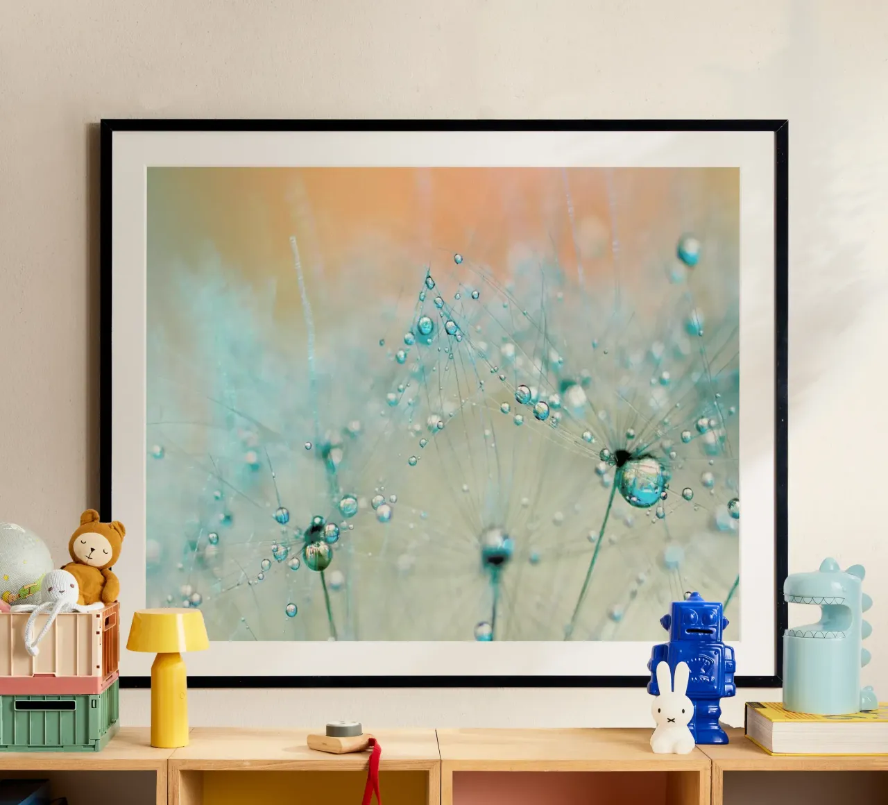 droplets of aqua carta hahnemühle da Ingrid Beddoes