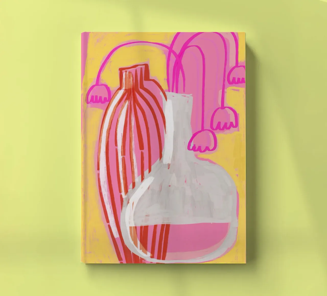 Neon Still Life No 5 notebook by treechild
