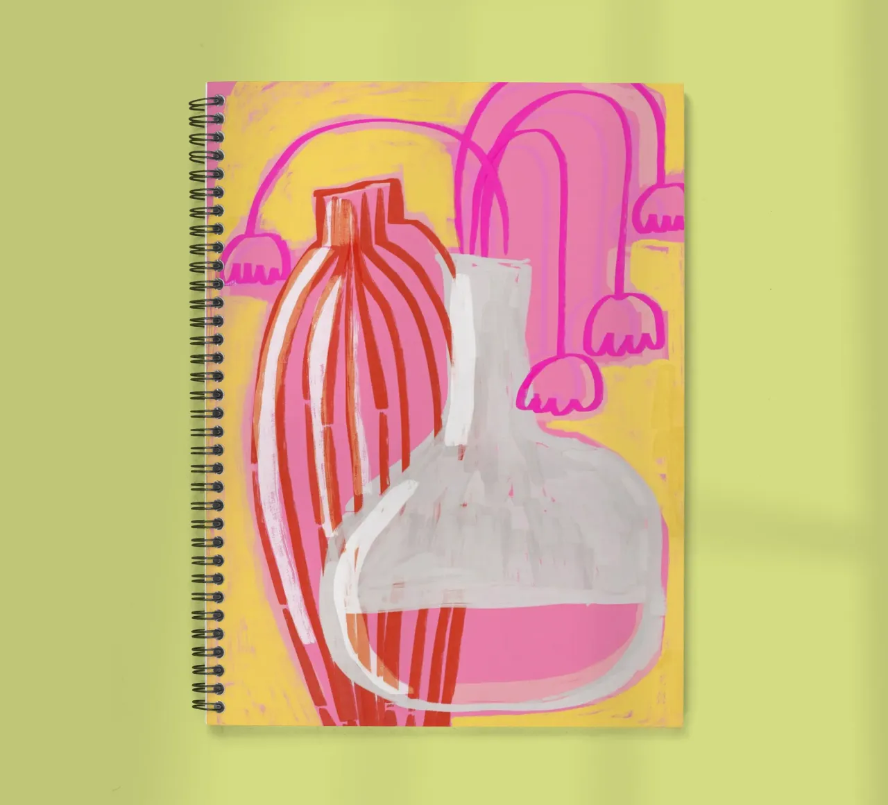 Neon Still Life No 5 spiral notebook by treechild