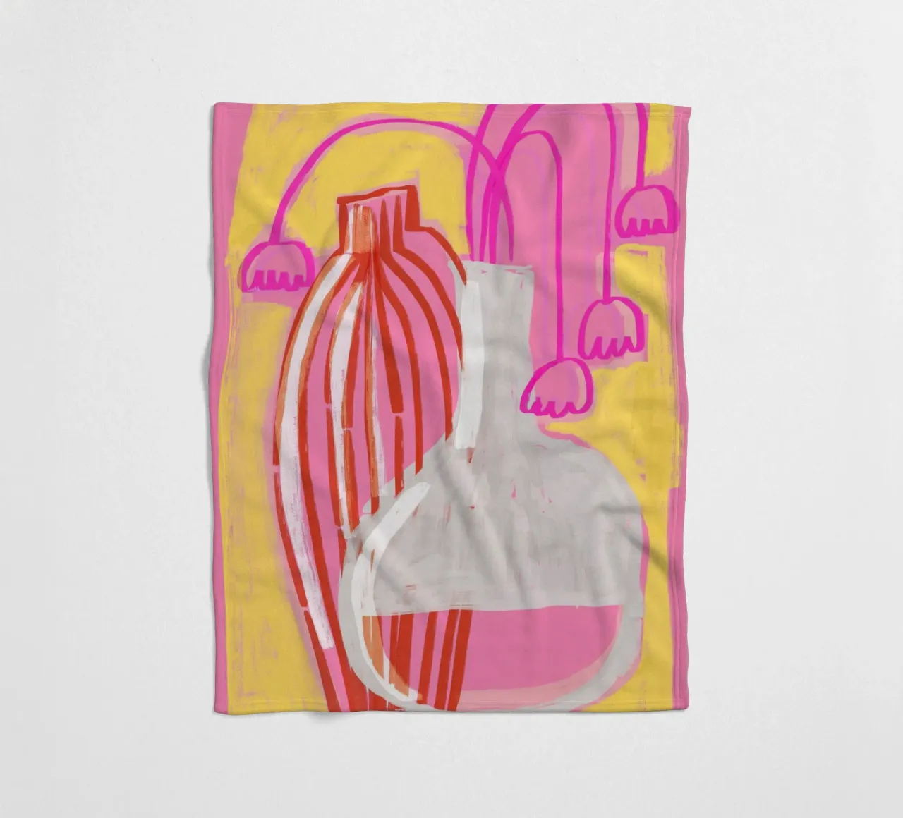 Neon Still Life No 5 coperta in pile da treechild