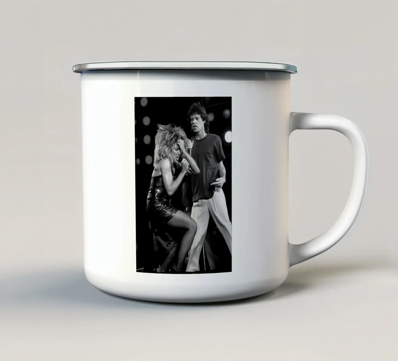 David Bowie ha detto a Tina Turner tazza in smalto da NEVER OVER SALE
