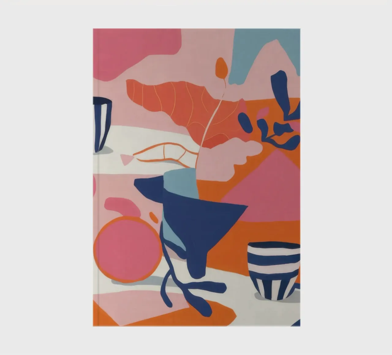 Abstract Breakfast Still Life notebook by Thistle Bloom