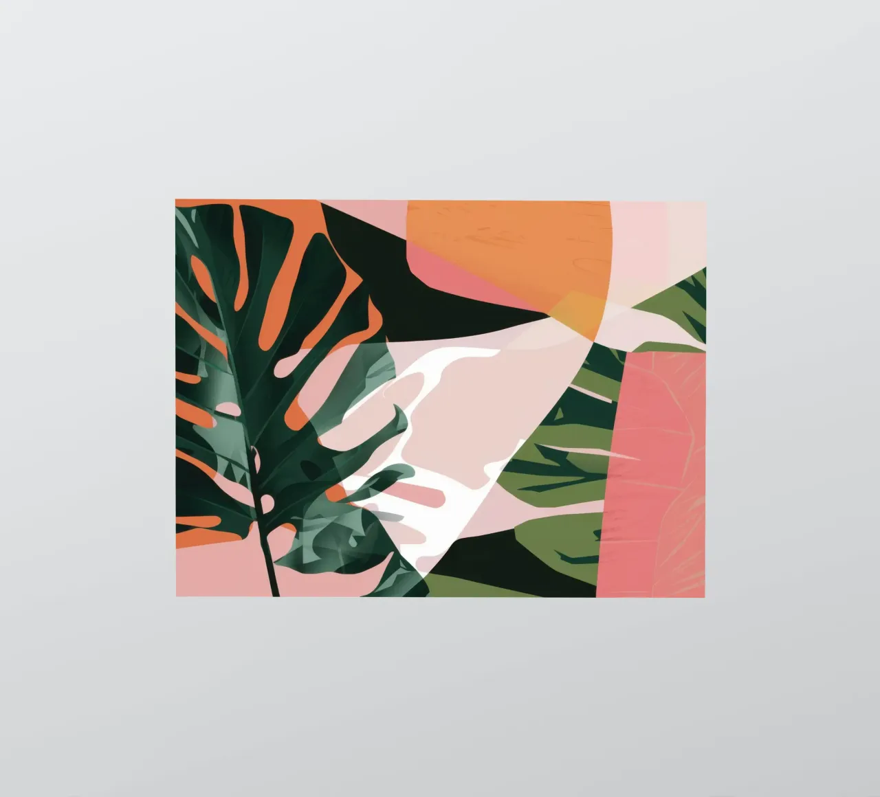 Monstera Form Abstract sticker by Obs Canvas