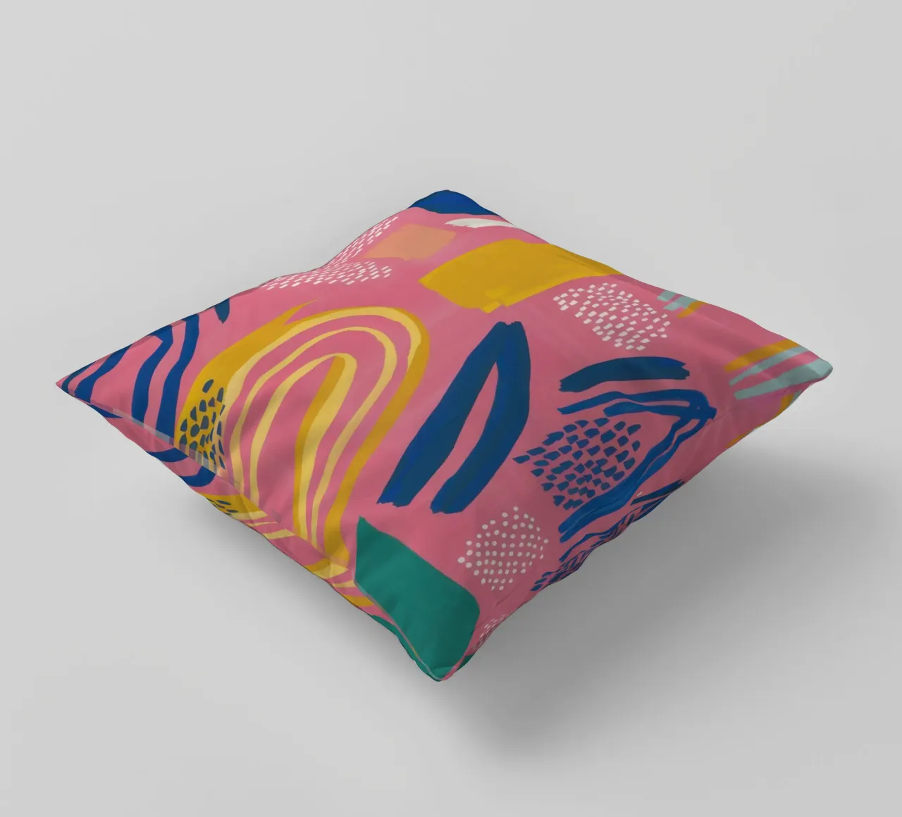 Speelse boog abstract kussen van Thistle Bloom