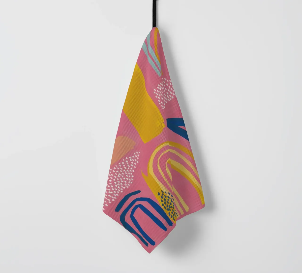 Speelse boog abstract theedoek van Thistle Bloom