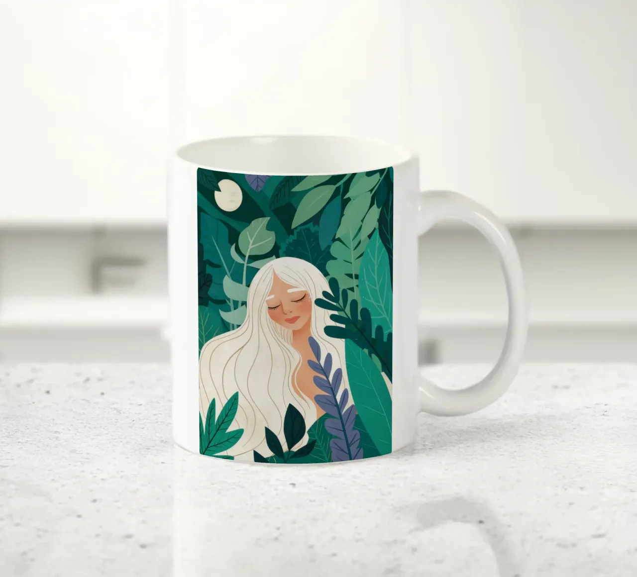 Spirito della foresta tazza in ceramica da Thistle Bloom