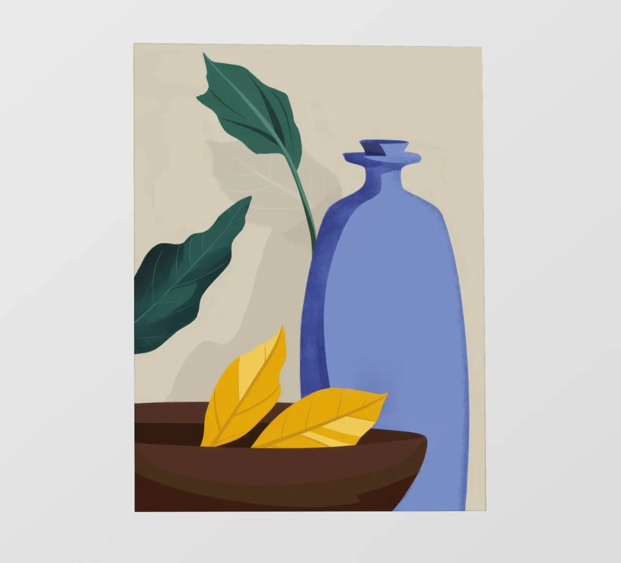 Vaso minimalista Serenity carta da parati fotografica da Thistle Bloom