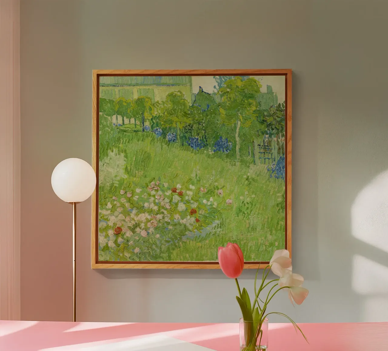Daubigny's Garden (1890) by Vincent van Gogh acrylic glass by Art History