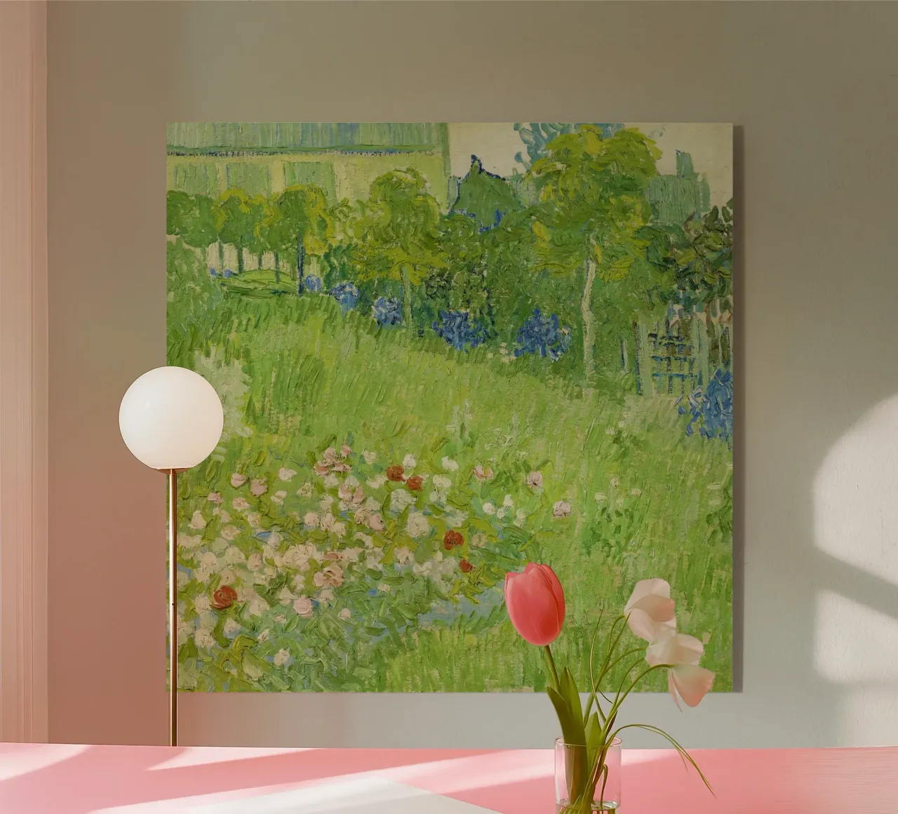 Daubigny's Garden (1890) by Vincent van Gogh acrylic glass by Art History