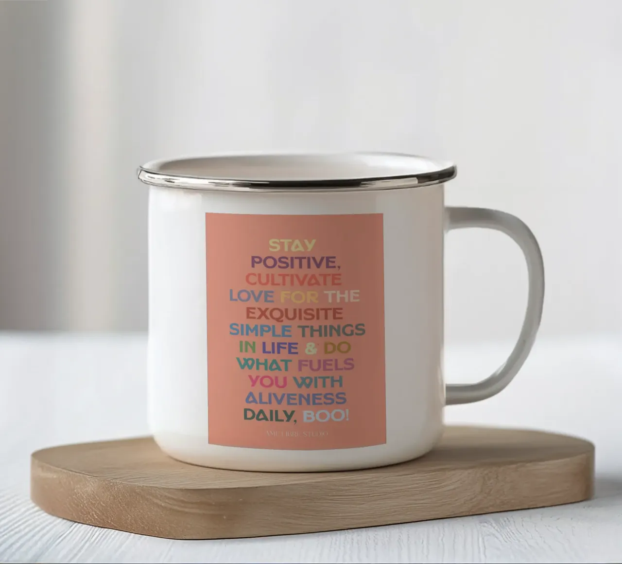 🌺 tazza in smalto da MENTHE SAUVAGE