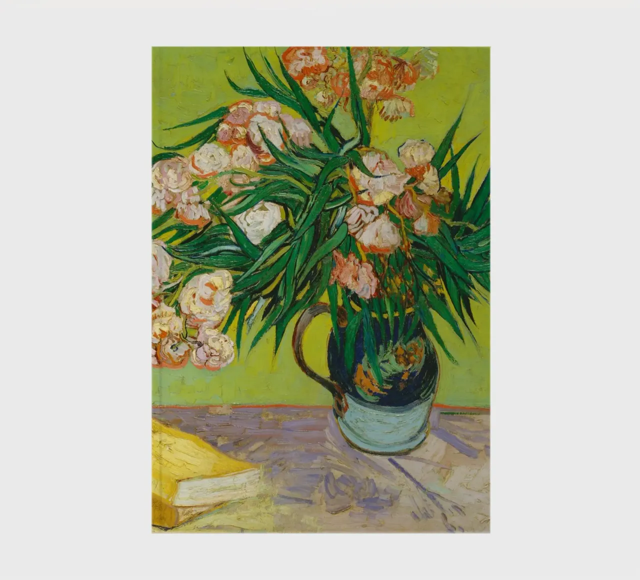 Oleanders (1888) by Vincent van Gogh notebook by Art History