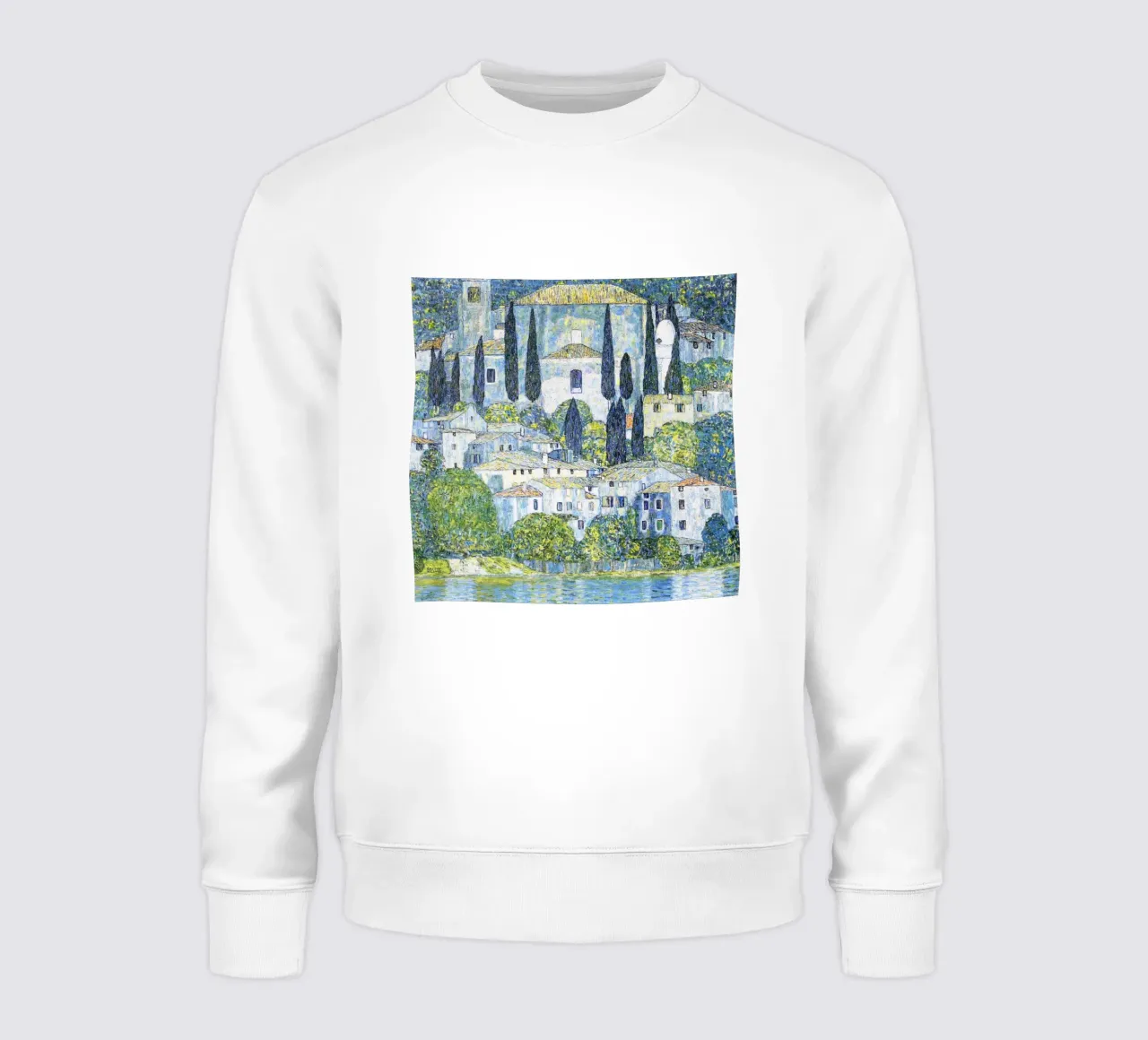 Chiesa di Cassone (1913) di Gustav Klimt felpa da Gustav Klimt ART Prints