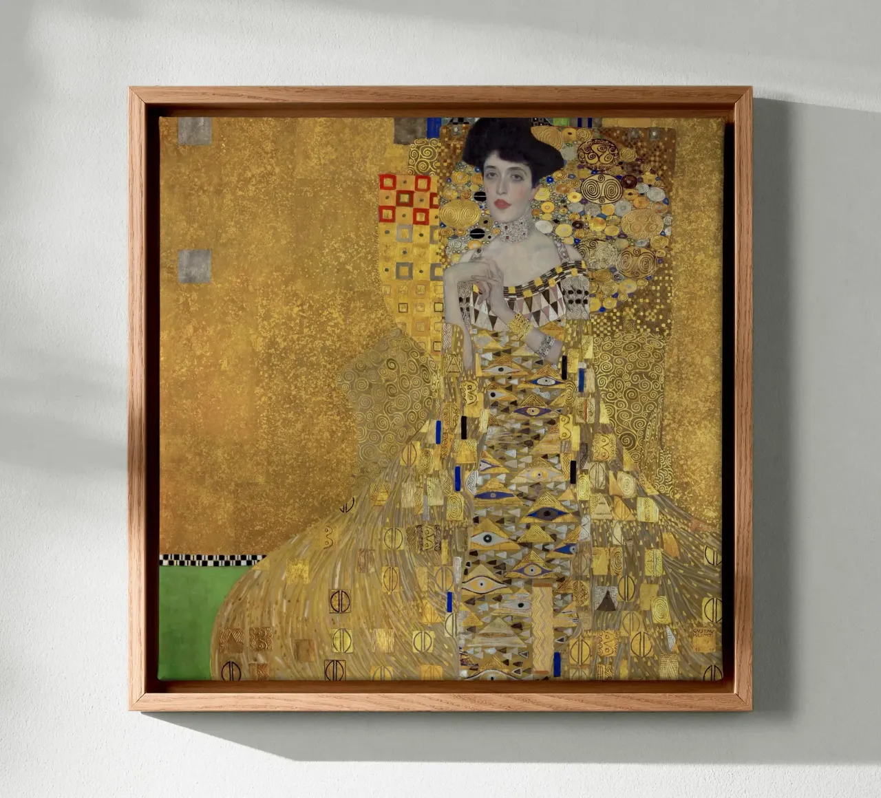 Portrait of Adele Bloch-Bauer I (1907) by Gustav Klimt canvas by Classic Art Prints