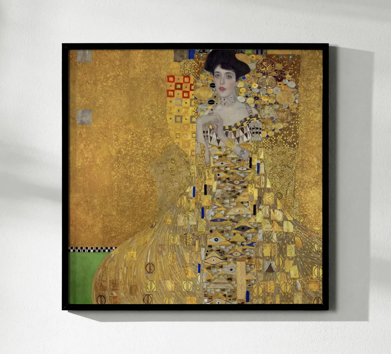 Ritratto di Adele Bloch-Bauer I (1907) di Gustav Klimt poster con telaio in plastica da Classic Art Prints