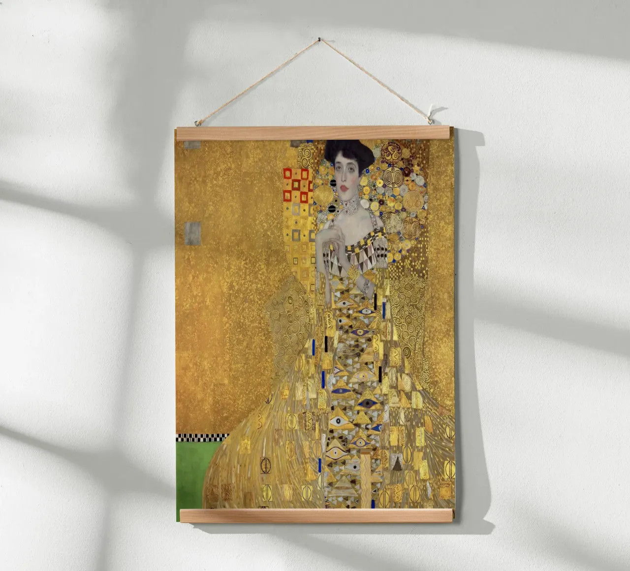 Ritratto di Adele Bloch-Bauer I (1907) di Gustav Klimt poster con telaio in plastica da Classic Art Prints