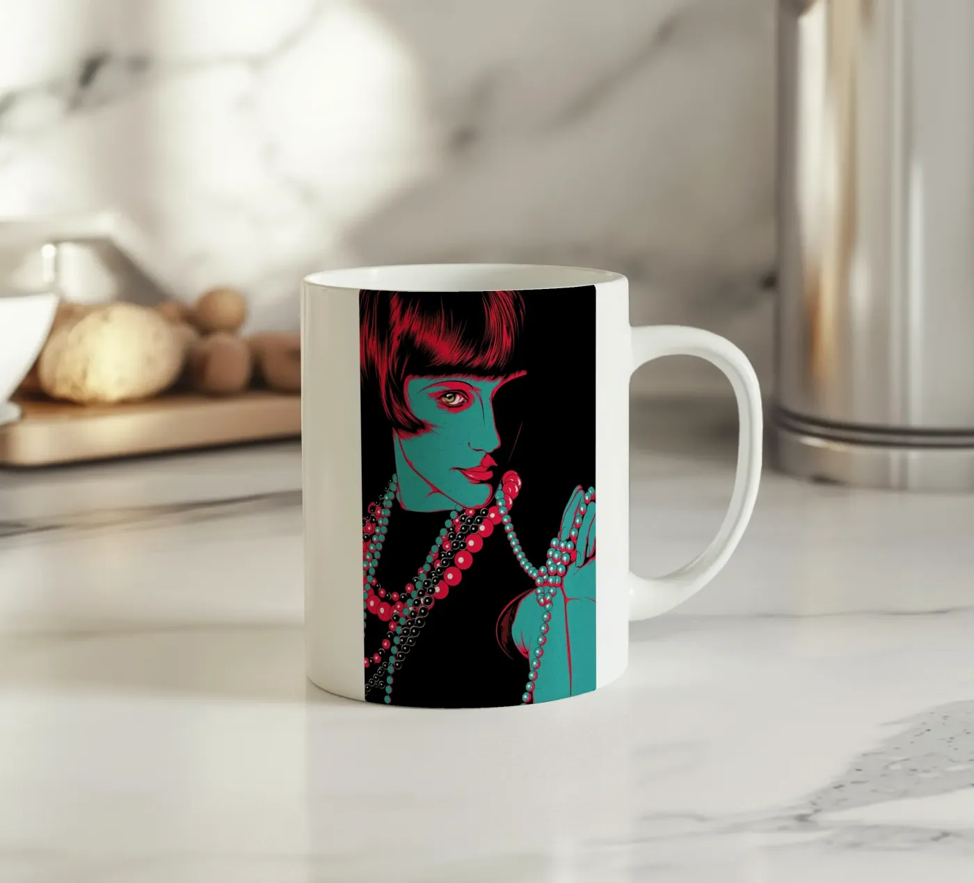 1920 ceramic mug by Cranio Dsgn